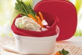 Tupperware Múltipla- 2,5litros branco e lilás